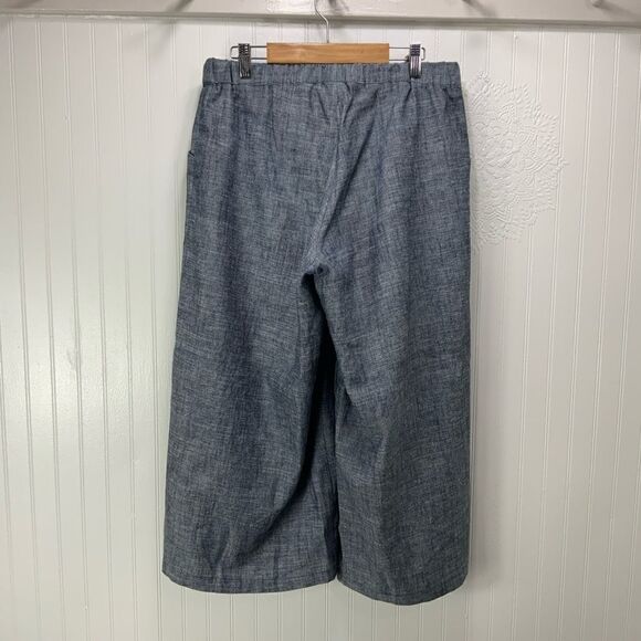 OTTO FINN Jane Wide Leg Crop linen pants - Picture 4 of 6